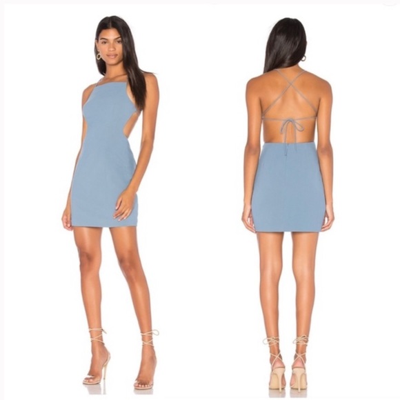 Finders Keepers Vice Blue Dress Size M - Picture 2 of 9